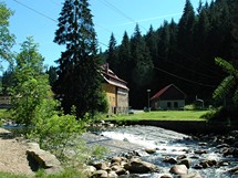 Šumava, hydroelektrárna na Čeňkově pile