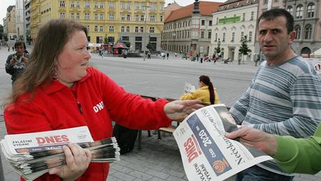 Deník Mladá fronta DNES vydal v sobotu odpoledne speciální výtisk v�novaný výsledk�m parlamentních voleb. Speciální vydání dorazilo i do Brna.