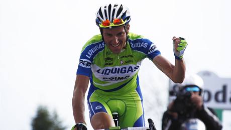 italský cyklista Ivan Basso se stal králem 15. etapy Gira s dojezdem na Monte Zoncolan