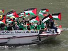 Palestinci oekávají píjezd flotily aktivist s humanitární pomocí (30. kvtna 2010)