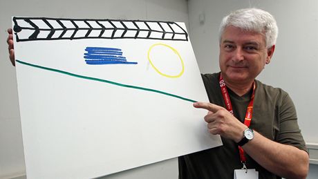 Petr Koliha s herekou Stanou Katicovou na archivním snímku z filmového festivalu pro dti a mláde v roce 2011.