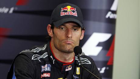 Mark Webber mluví na tiskové konferenci po Velké cen Turecka o kolizi s týmovým kolegou Vettelem.