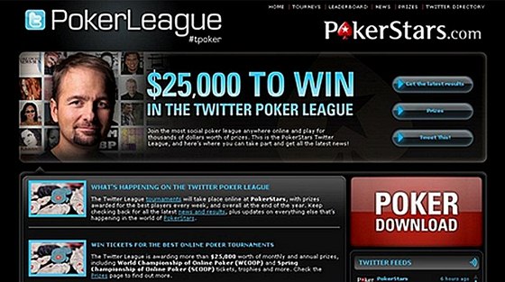 PokerStars zahájil novou Twitter pokerovou ligu