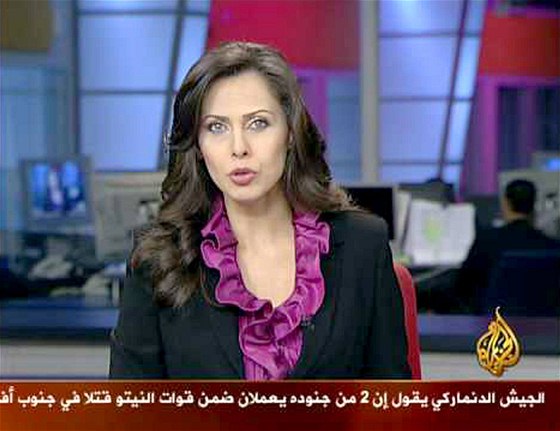 Jumana Nammourová, donedávna tvá zpravodajské televizní stanice Al-Dazíra.