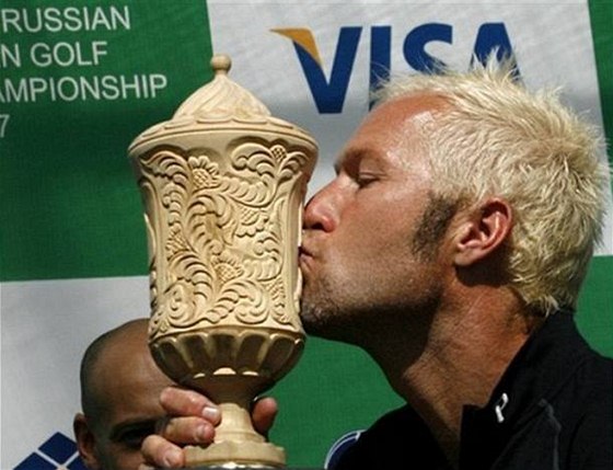 Vítz Russian Open z roku 2007 Per-Ulrik Johansson na hiti Nachabino u Moskvy.