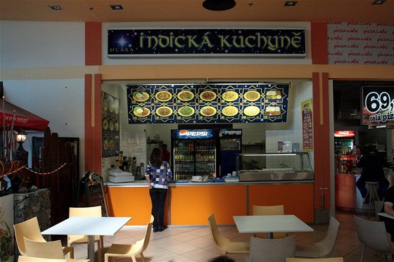 Indická restaurace Sitara.