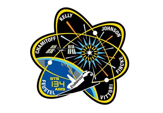 Logo poslední mise raketoplánu Endeavour, která poveze zaslané oblieje a jména 