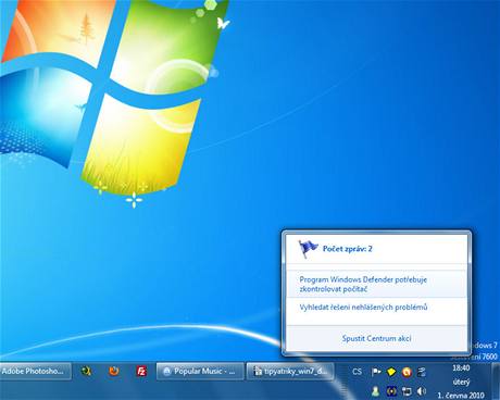 Tipy a triky pro Windows 7