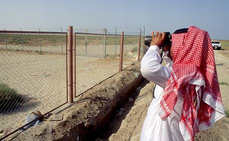 Plot na hranici Saudsk Arbie s Kuvajtem.