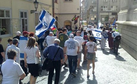 pochod na podporu Izraele
