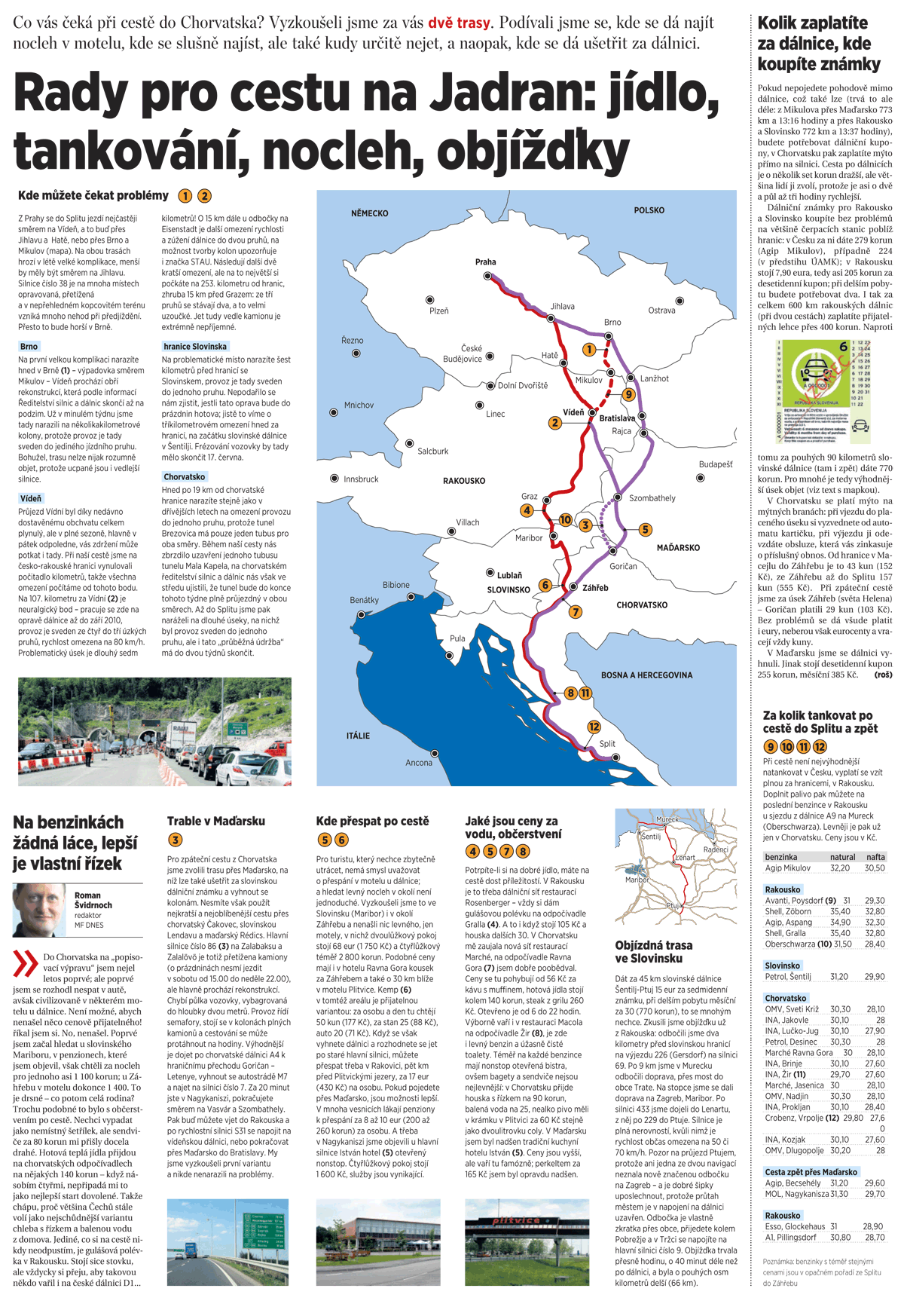 Co
vs ek pi cest do Chorvatska?