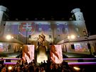 Odhalení sochy knížete Svatopluka na Bratislavském hradě (6. června 2010)