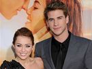 Miley Cyrusová a její snoubenec Liam Hemsworth