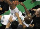 Ray Allen z Bostonu Celtics skonil mezi diváky