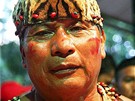 Amazonie, kulturní show v La Esmerald, bolivijský aman