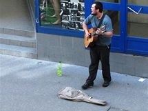 Poulin muzikanti na esk ulici v Brn (4. ervna 2010)