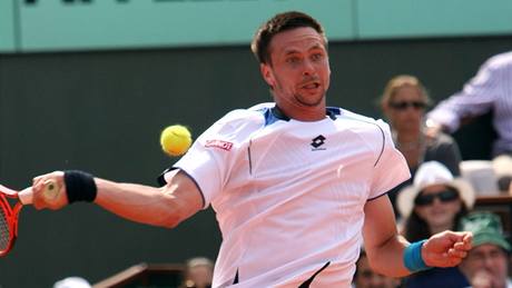 védský tenista Robin Söderling bhem finále Roland Garros.