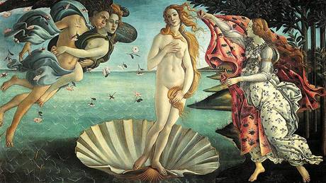 Obraz Zrození Venuše (Sandro Botticelli)