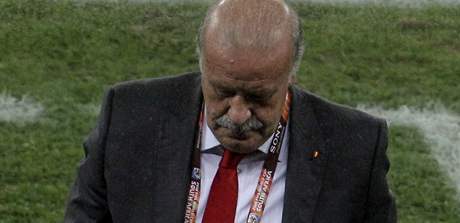 Vicente Del Bosque opout hit, na kterm prv prohrli jeho panlt svenci se vcarskem. 