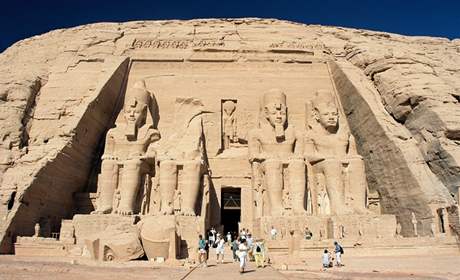 Staroegyptský chrám Abú Simbel