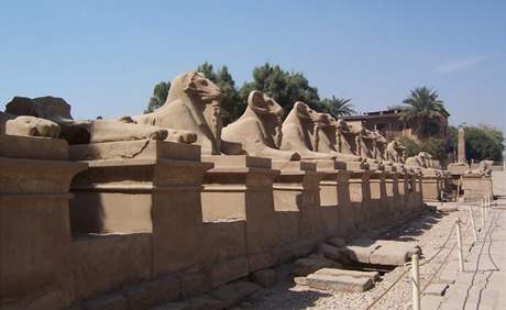 Z chrmovho komplexu v egyptskm Karnaku