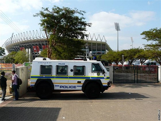 Jihoafrická policie se má bhem svtového ampionátu ve fotbale na pozoru.