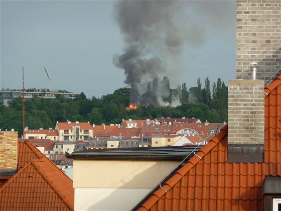 Poár bývalé ubytovny v Becké ulici na Strahov (15. ervna 2010)