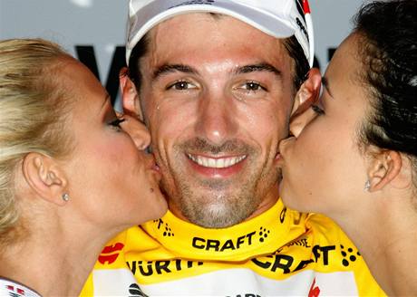 Fabian Cancellara po vtzstv v prologu na zvod Kolem vcarska