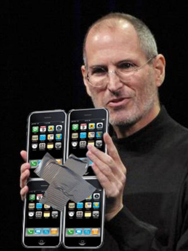 iPad vtípky - tyi iPhony