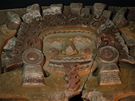 Deska zpodobující bohyni zem Tlaltecuhtli 