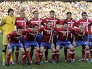 SRBSKO. Srbtí fotbalisté se fotí ped zápasem na mistrovství svta v JAR proti Ghan.