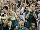 Fanouci Bostonu Celtics ve varu bhem pátého finále NBA