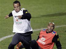 Luis Fabiano pi trninku brazilskch fotbalist, zastavit se ho sna Luisao