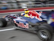 Mark Webber z Red Bullu ped kvalifikac na Velkou cenu Kanady