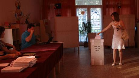 Parlamentní volby v slovenské obci Bá (12. ervna 2010)