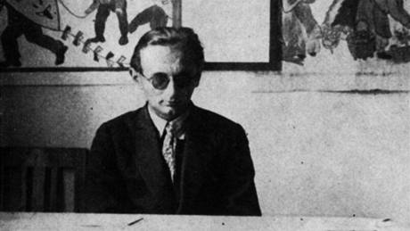 Spisovatel, výtvarník a bohém Josef Kocourek (1909-1933); nedatovaný snímek