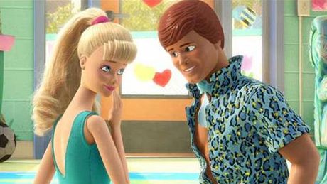 Ken a Barbie v animovaném 3D filmu Toy Story 3: Píbh hraek