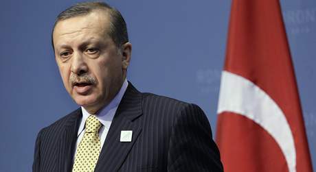 Turecký premiér Recep Tayyip Erdogan (erven 2010)
