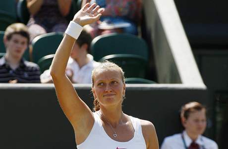 Petra Kvitová si ve Wimbledonu uila senzaní jízdu a do semifinále.