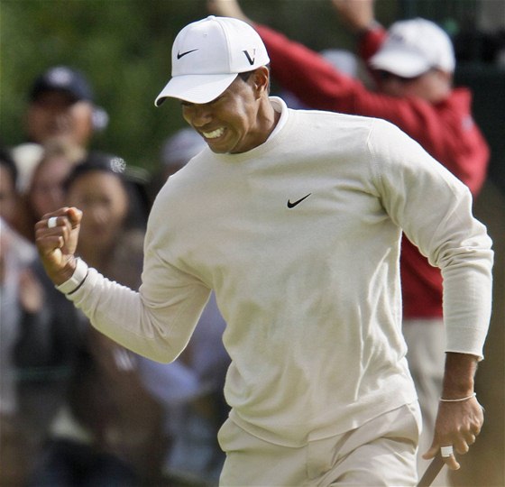 Tiger Woods, tetí kolo US Open 2010.