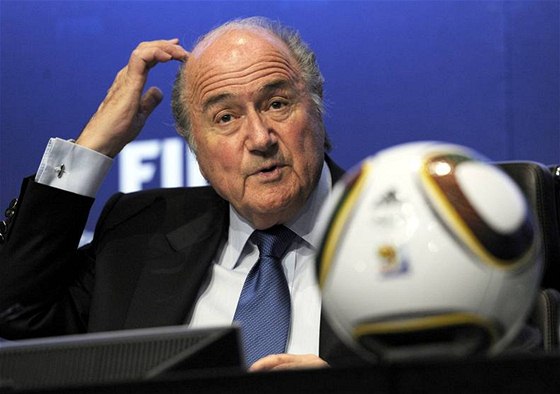 První mu svtového fotbalu Sepp Blatter