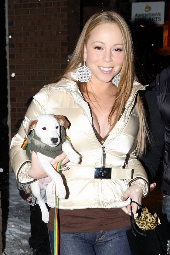 Mariah Carey se svým psem