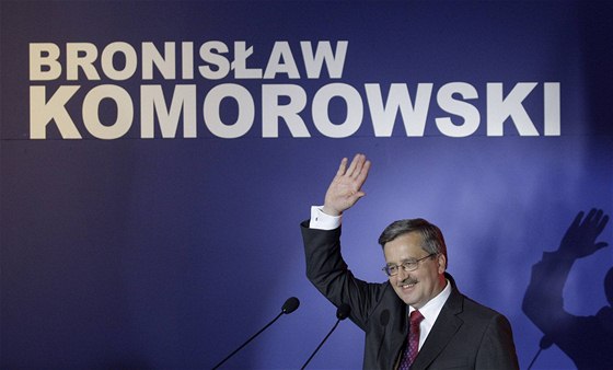 Polský prezidentský kandidát Bronislaw Komorowski