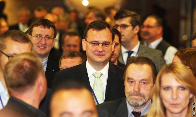 Petr Ne�as na kongresu ODS. (20. �ervna 2010)