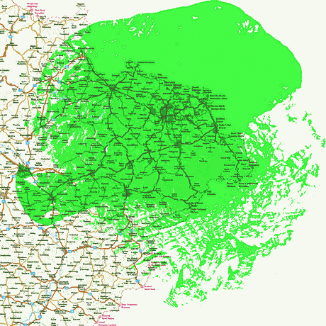 Mapa pokryt veejnoprvnm multiplexem -Morava a Slezsko