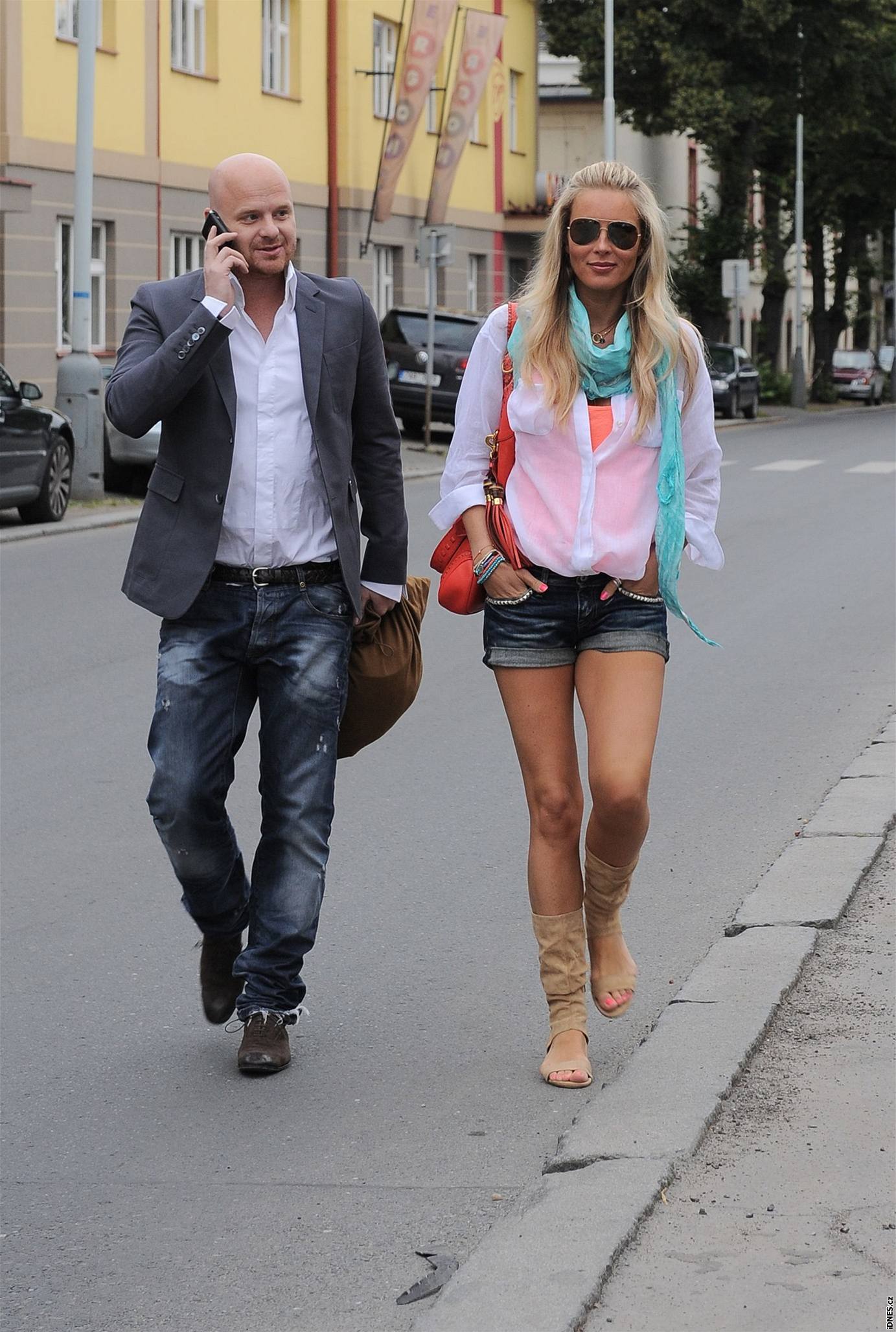 Simona Krainová s partnerem Karlem Vágnerem