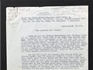 Dopis Adolfa Hitlera prodejci voz Mercedes z landsbergského vzení