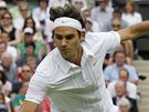 Roger Federer pi Wimbledonu.