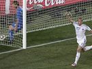 Záloník Kopúnek práv vstelil tetí gól slovenského týmu 