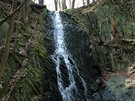 eské stedohoí, sedmimetrový vodopád u Bobího potoka